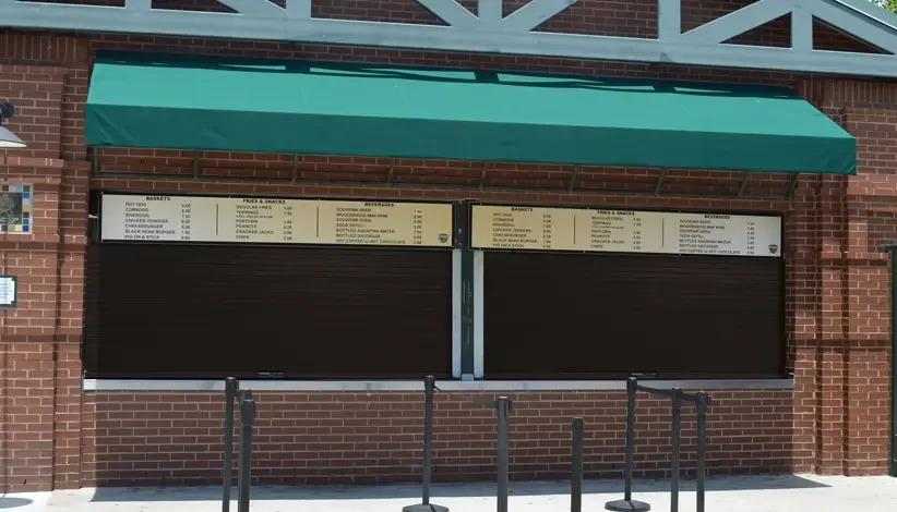 Insulated Roll-Up Counter Door