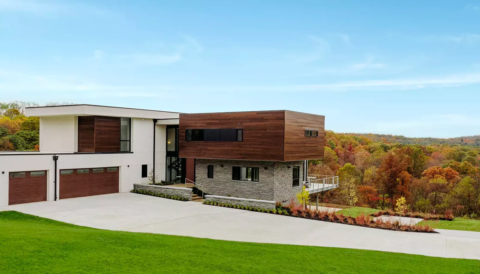 Modern Steel™ — Modern Steel Flush Long Window Walnut 822