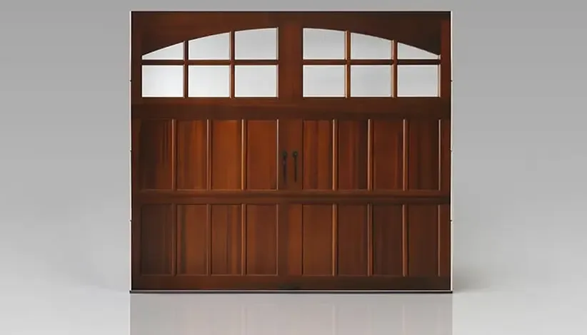 Reserve® Wood Semi-Custom — Reserve Semi Custom Design3 Arch3 Window Solo Garage Door 822